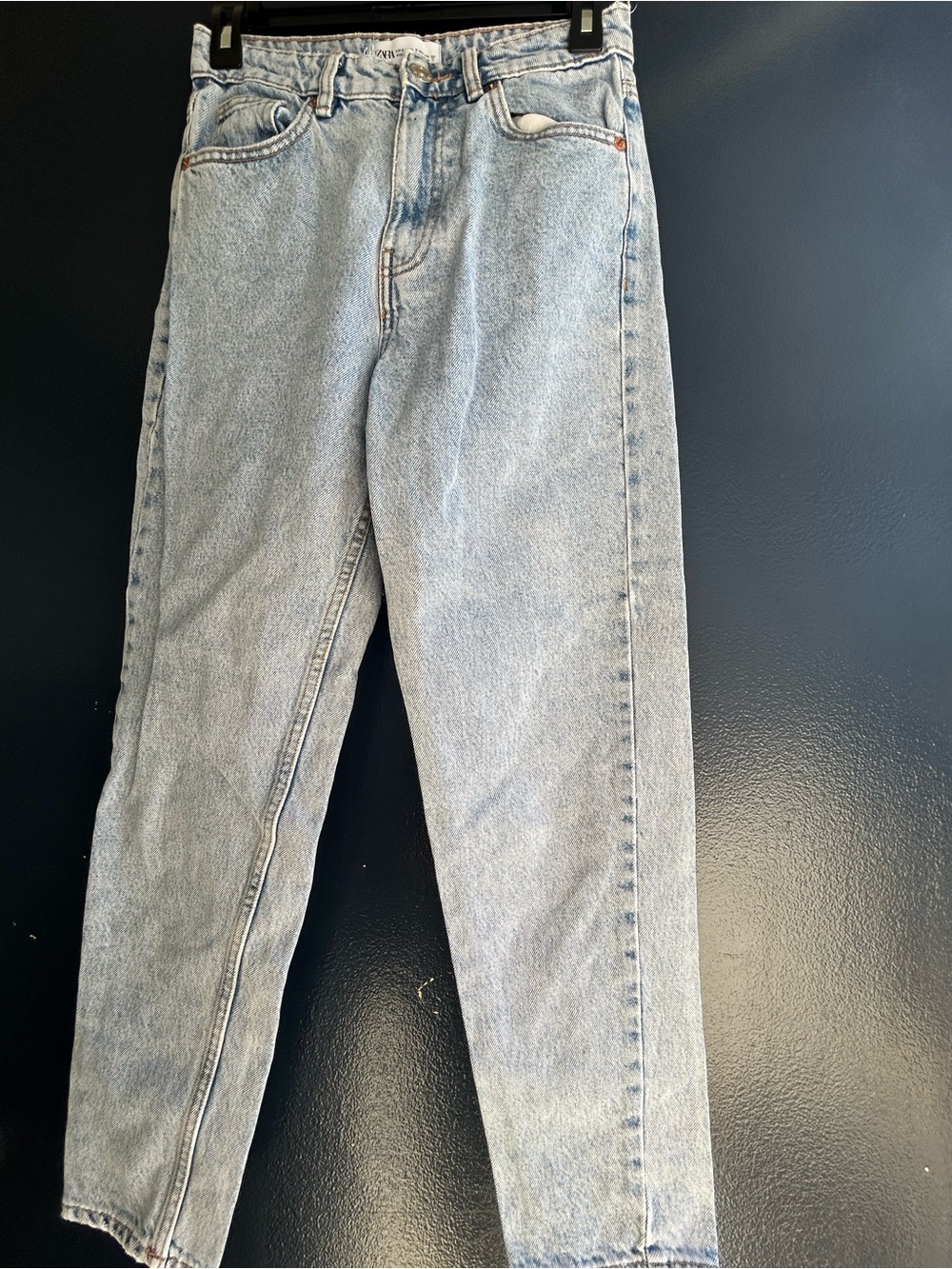 Zara Light Blue Denim Mom Jeans
